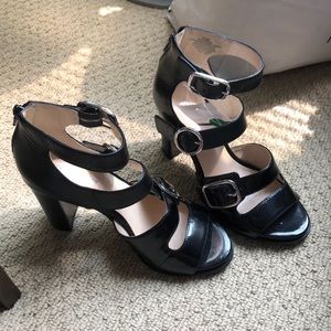 Black Nine West Heel Wedges